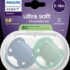 Schnuller ultra soft Silikon,  6-18 Monate, 2 St