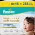 Feuchttücher aqua soft touch (6x48 St), 288 St