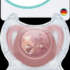 Schnuller First Choice Silikon, rose/lila, 6-18 Monate, 2 St