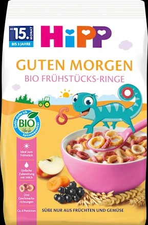 Kindermüsli Frühstücks-Ringe, ab 2 Jahren, 120 g