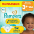 Windeln Gr 3+ (7-11 kg) Monatsbox, 186 St